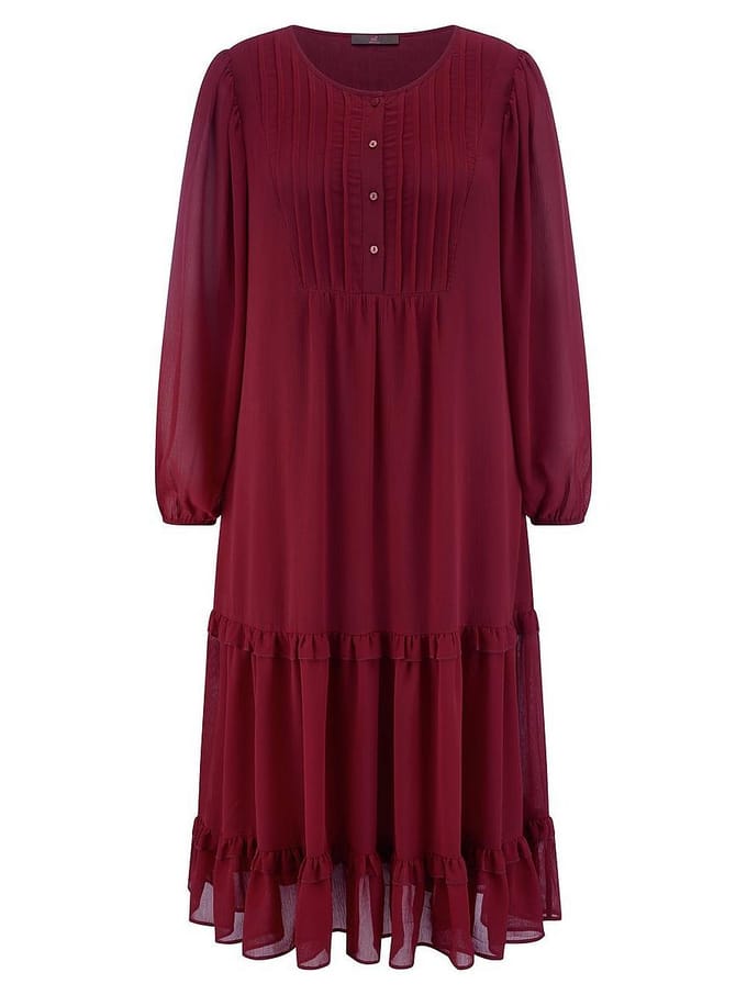 Jurk Van Emilia Lay rood