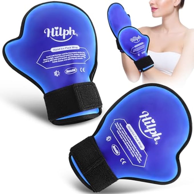 Wrist Hand Hot and Cold Therapy Ice Pack Wrap for Hand Injuries