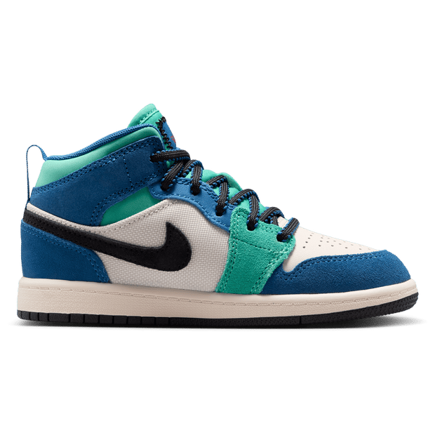 Jordan Aj1 Mid Peuterschoenen - Beige - Maat 31 - Mesh/Synthetisch