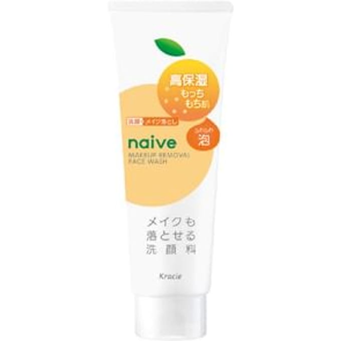 Kracie - Naive Makeup Removal Face Wash Very Moisturizing - 180g