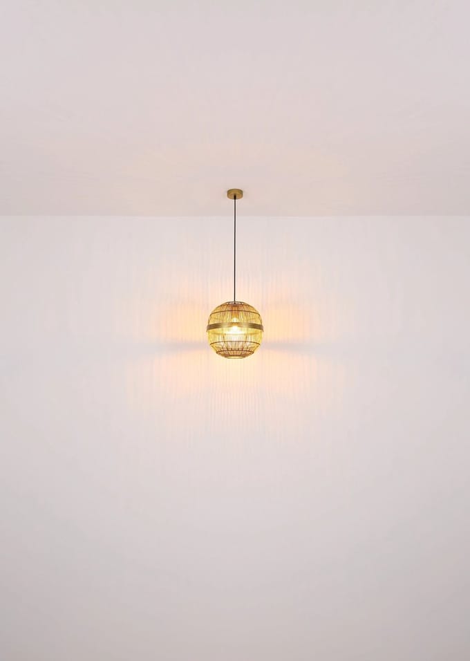 Globo - hanglamp - HERMI II - brons - metaal - Ø 40cm - E27 - 14995H2