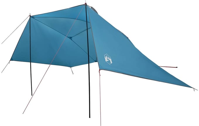 vidaXL - Auto - Tent - Blauw - 308 - x - 215 - x - 220 - cm - Polyester - en - Staal