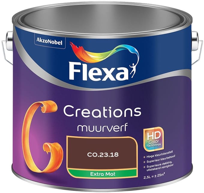 Flexa - Creations Muurverf Extra Mat - C0.23.18 - Mengverf - 2,5 L