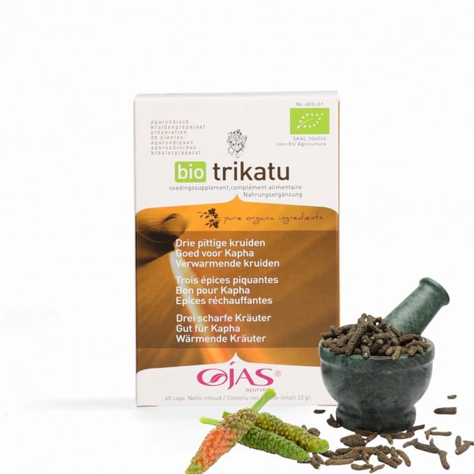 Trikatu van Ojas – Ayurvedisch Kruid voor Spijsvertering & Energie