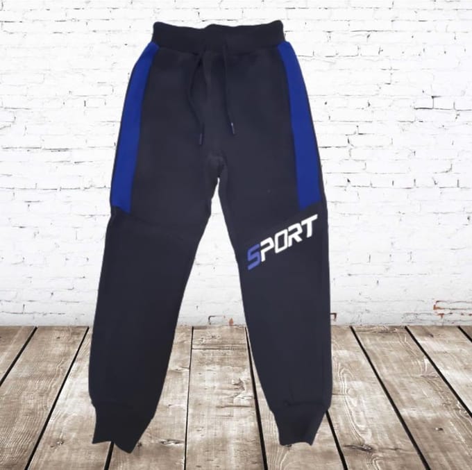 Jongens joggingbroek sport - Blauw - 98/104