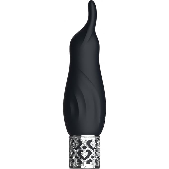 Royal Gems - Sparkle Oplaadbare Clitoris stimulator - Zwart