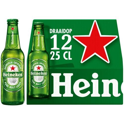 Heineken Premium Pilsner Bier - 12 x 250 ml