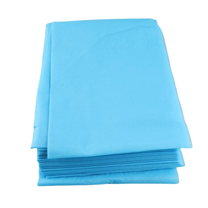 10 Stuks 180*80cm Niet-geweven Wegwerp Waterdicht Laken Massage Schoonheidshoezen blauw