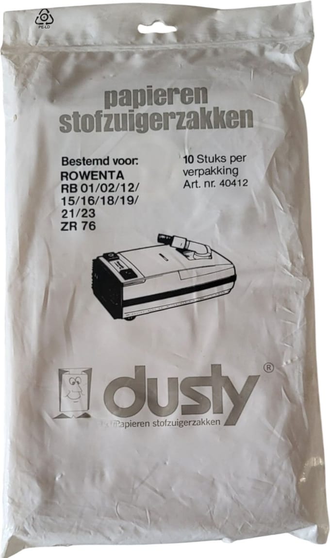 10x Dusty Papieren Stofzuigerzakken