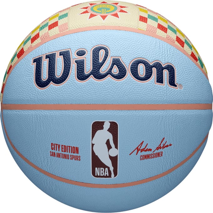 Wilson NBA San Antonio Spurs Team City Collector Basketbal Blauw