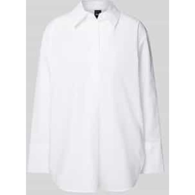 Blouseshirt met platte kraag, model 'Bicona'