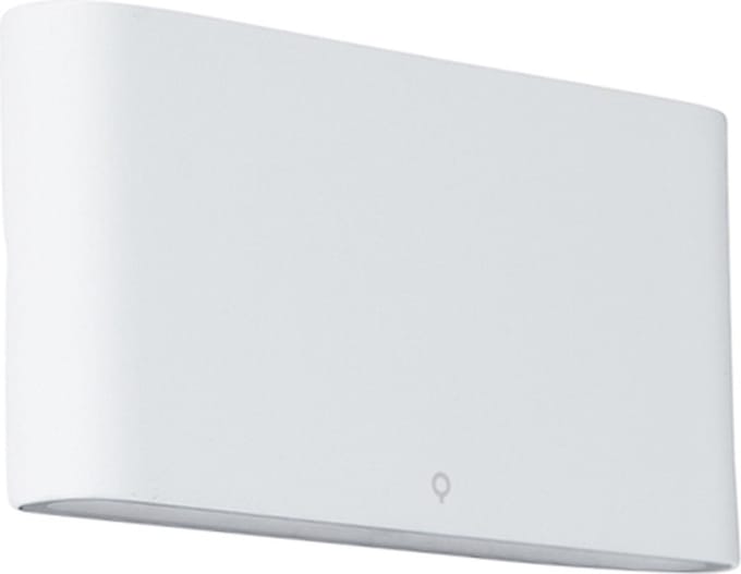 QAZQA batt - Moderne LED Wandlamp voor buiten - 2 lichts - D 30 mm - Wit - Buitenverlichting