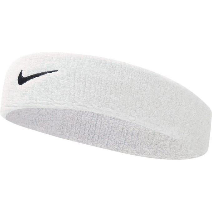 Nike - Swoosh Hoofdband. (Wit)