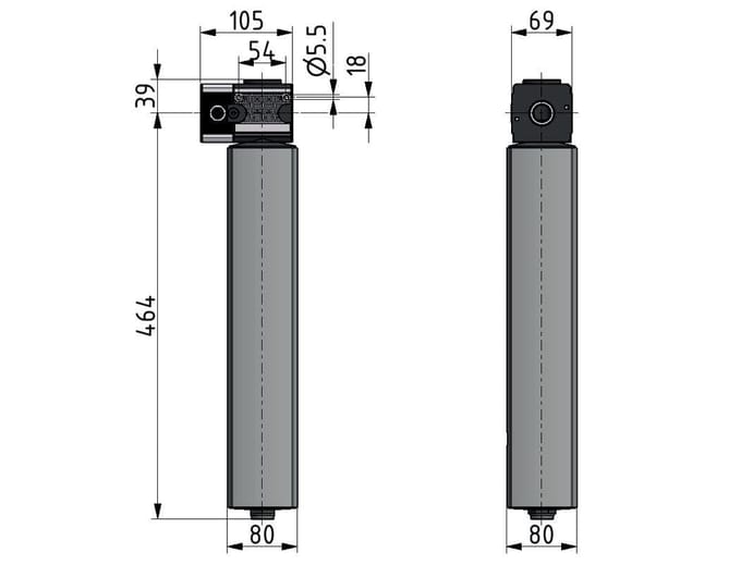 Membraandroger 1/2'' 610l/min Mutifix