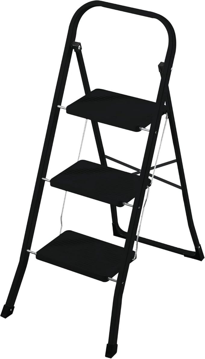 Huishoudtrap - Trapladder Inklapbaar - Keukentrap - Compact