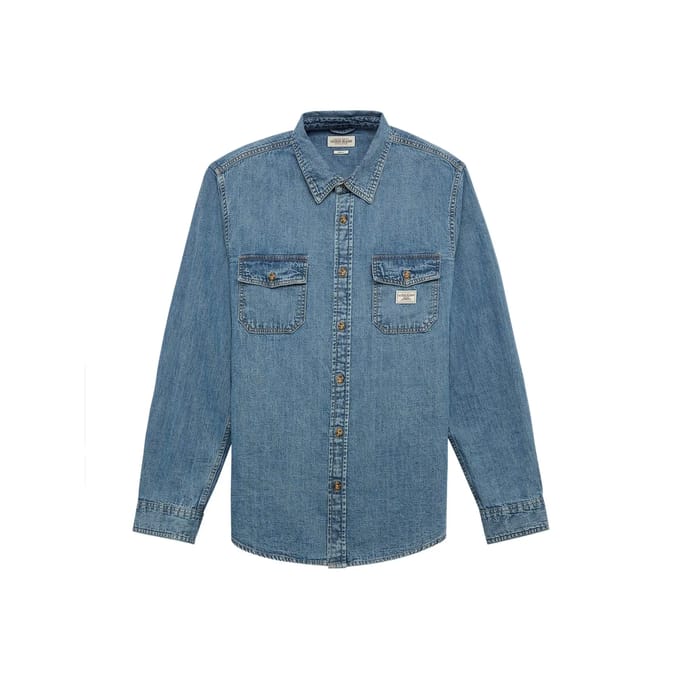 Overhemd Lange Mouw Guess REGULAR LS DENIM SHIRT
