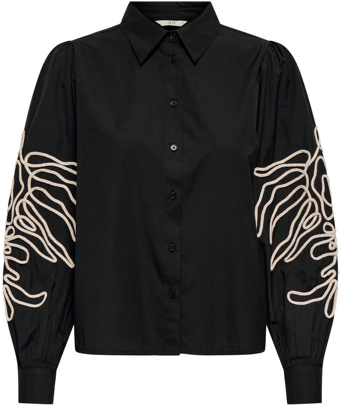 JDY - JDYARIELLE L/S EMBROIDERY SHIRT WVN - Dames - Blouses
