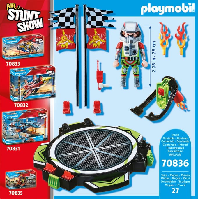 PLAYMOBIL Air Stuntshow Jetpack-vlieger - 70836