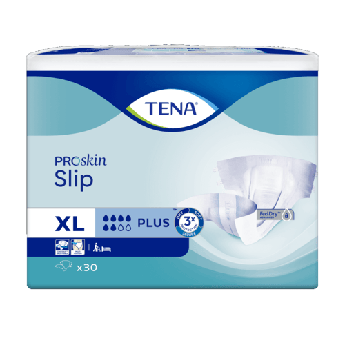 Tena Proskin Slip Plus XL - 3 paquets de 30 protections
