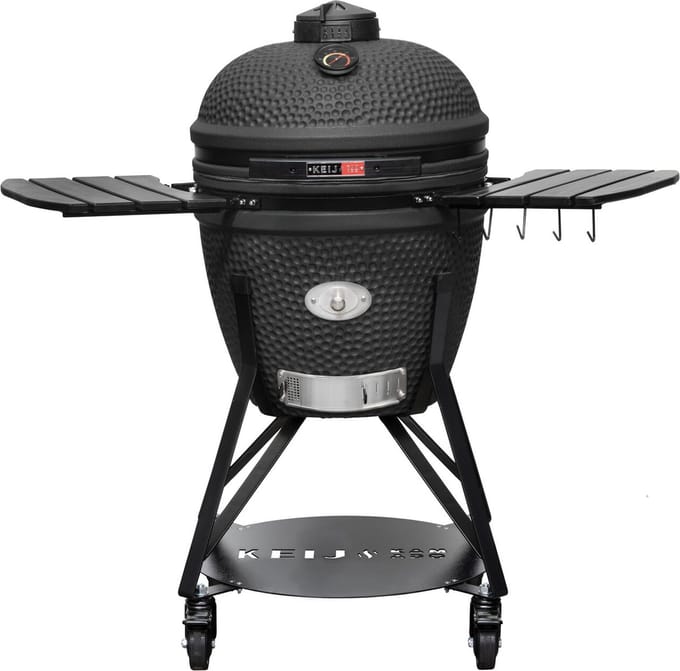 Keij Kamado Legend Large Mat Zwart 21 Inch