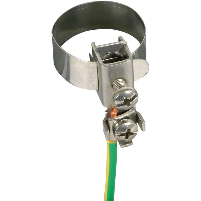 DEHN BRS 10.27 AQ2.5 10 V2A Aardingsband-buisklem 1 stuk(s)