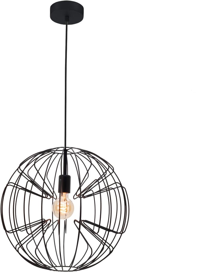 EGLO Okinzuri 1 Hanglamp - E27 - Ø 45 cm - Zwart
