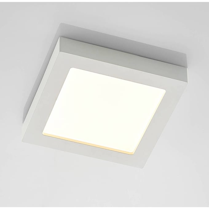Prios LED plafondlamp Alette, wit, 22,7 cm, 18W, dimbaar