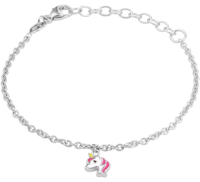 Zilver Gerhodineerde Armband eenhoorn 1 1332135