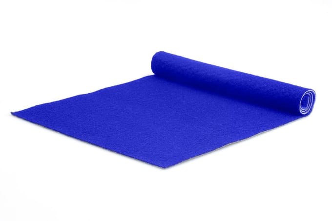 GJ Floors - Basic loper Tokyo | Blauw - Breedte x Lengte: 2 meter / 5 meter