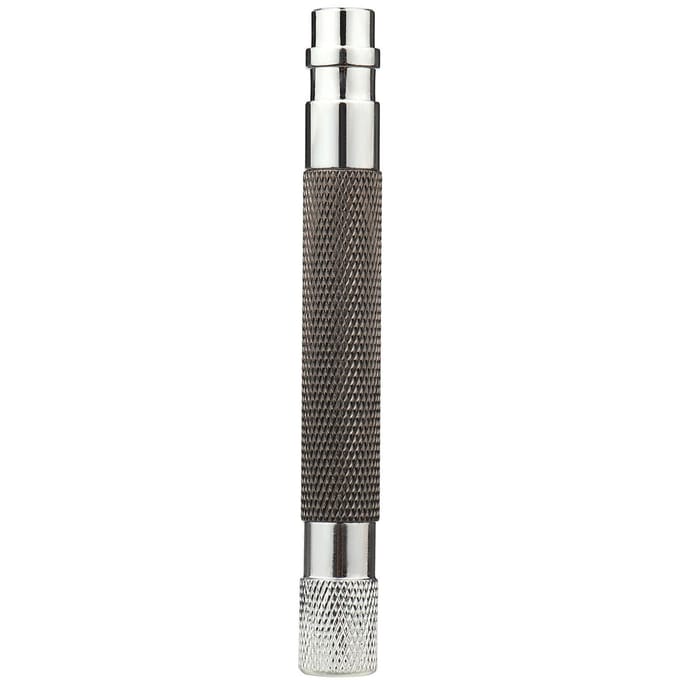 Poignée de rasage pour rasoir à Double tranchant, en acier inoxydable, pour barbe de sécurité, remplacement noir