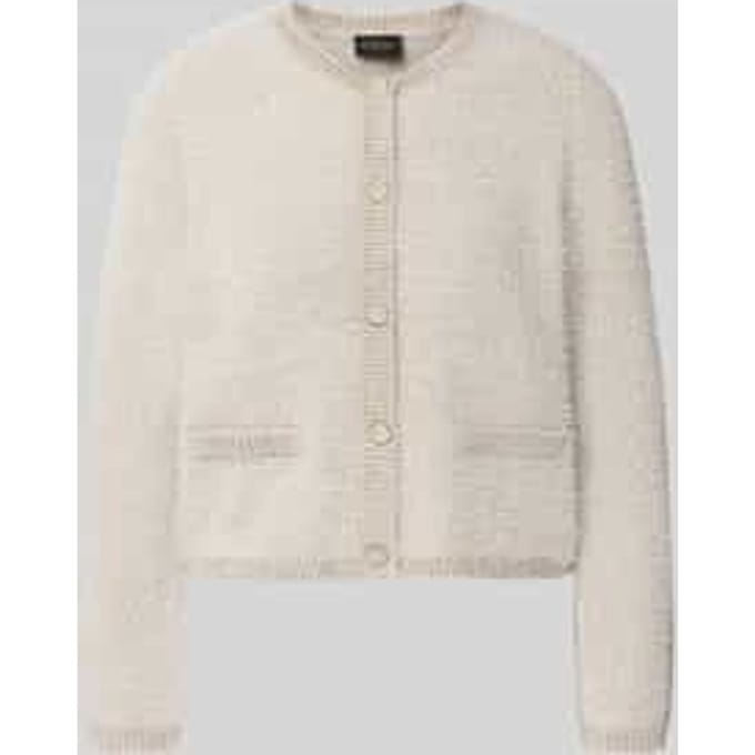 Regular fit gebreid jack van met crewneck