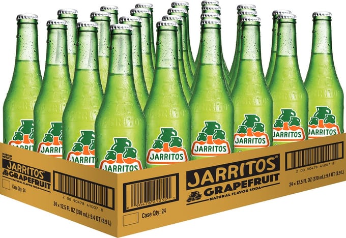 Jarritos Grapefruit – Mexicaanse frisdrank met grapefruit • 24×370 ml