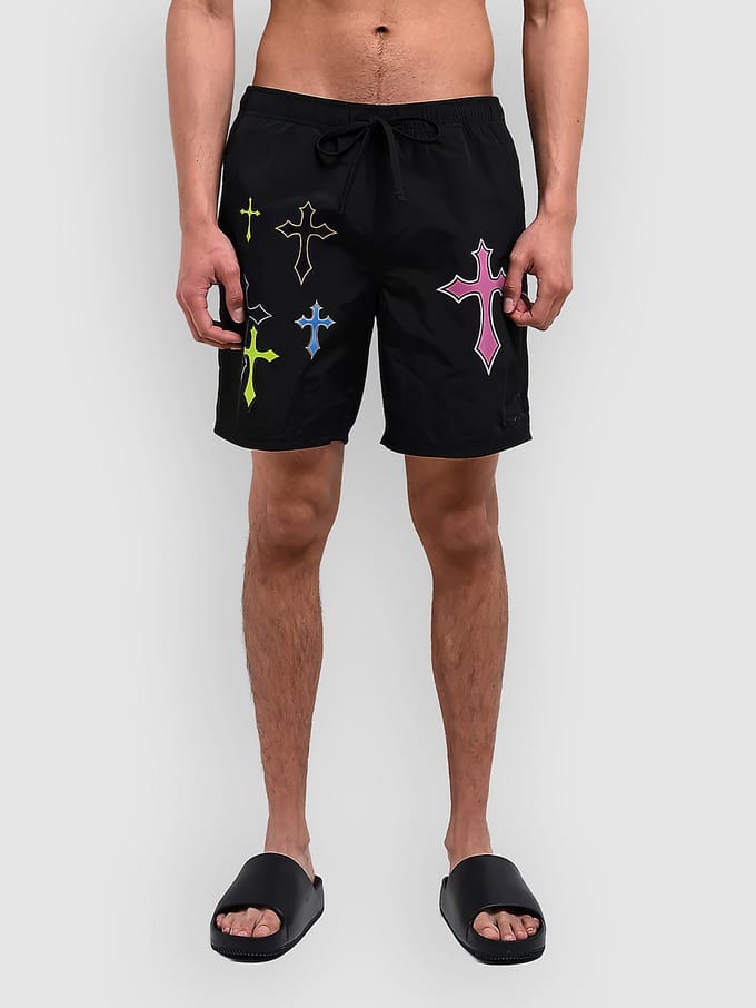 Ninth Hall 18" Crosses Boardshorts zwart