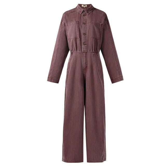 FRNCH Fabiana jumpsuit denim aubergine