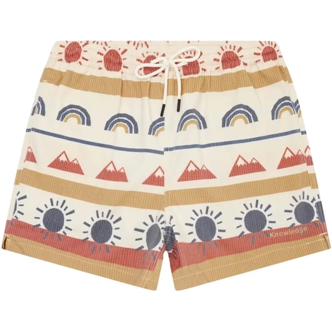 Zwemshort KnowledgeCotton Apparel Seersucker