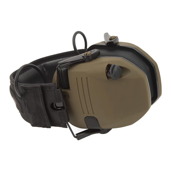 Cache-oreilles antibruit, rembourrage souple, pliable, protection auditive, pour usage extérieur, vert OD noir