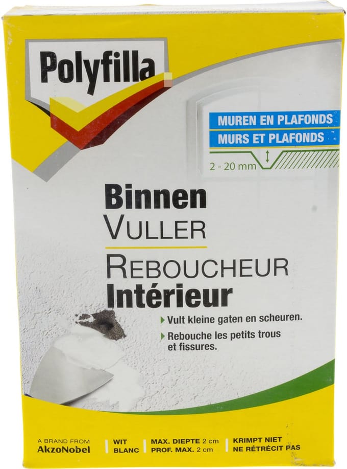 Polyfilla Binnenvuller (Poeder) 1 Kg