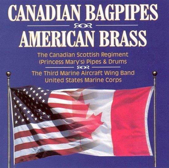 Canadian Bagpipes &amp; Am. Brass - CD