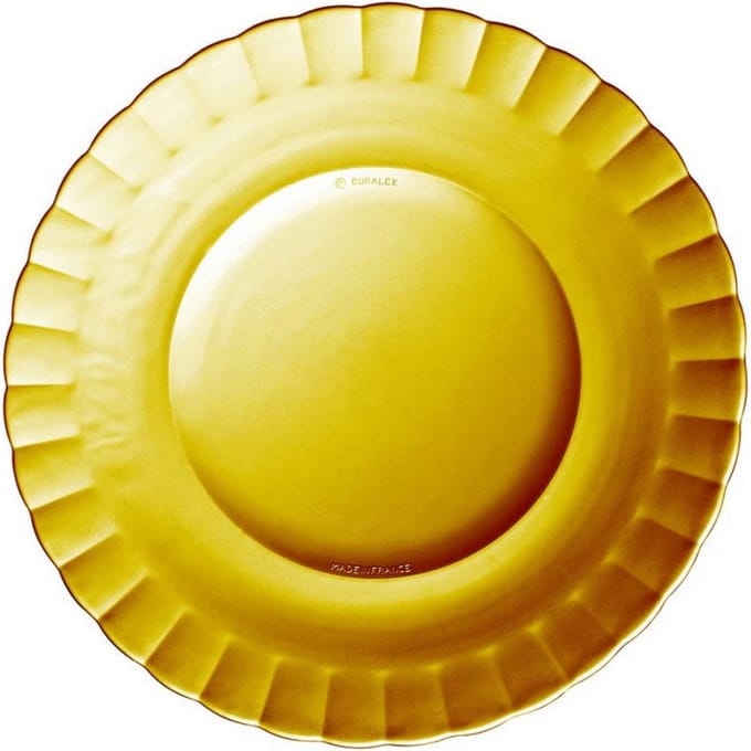 Platt tallrik Duralex Picardie Kristal Amber (Ø 26 cm)