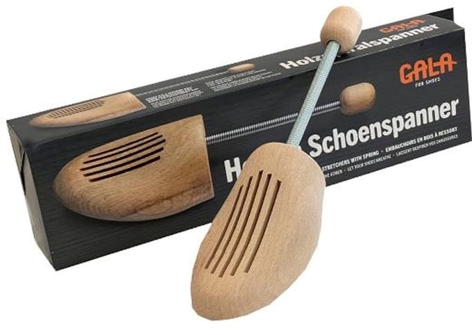 Gala houten schoenspanners maat 2-D 38/39 – Driedelig, beukenhout – Geschikt voor alle schoenen, inhoud 1 paar – Schoenonderhoud en schoenspanners