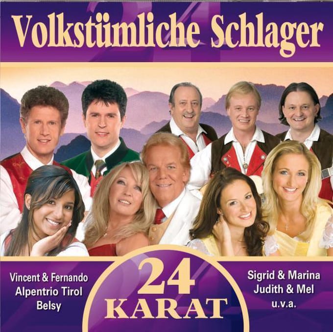 24 Karat - Volkstumliche Schlager