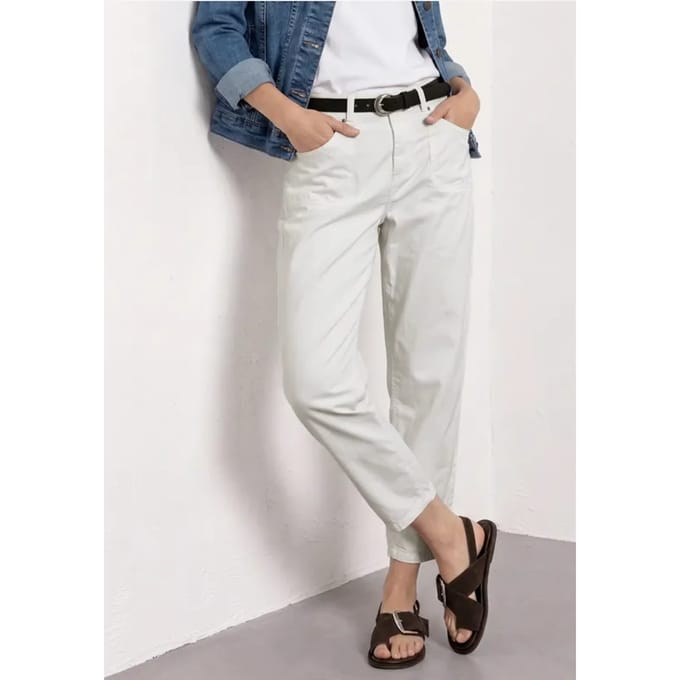 High Waist Barrel Leg broek