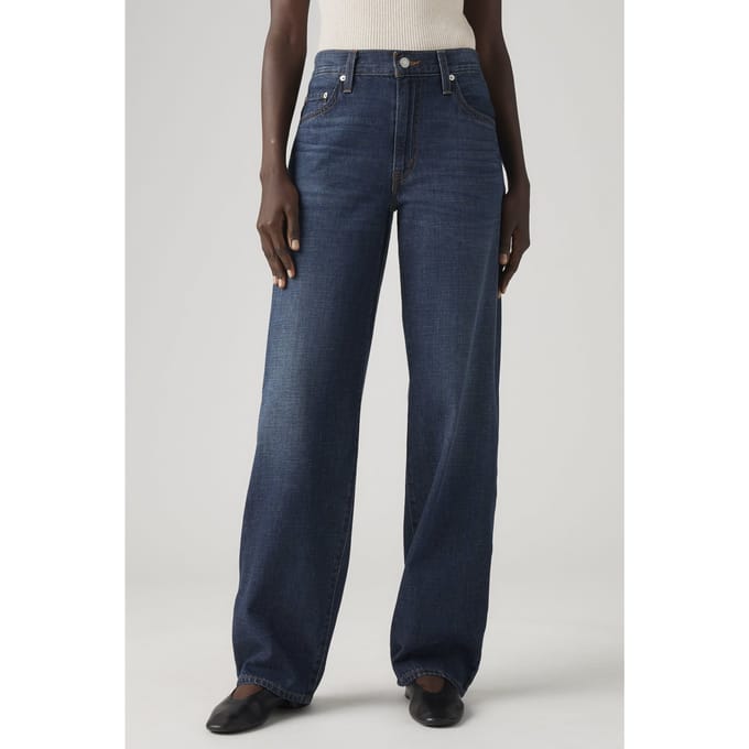 Levi's Baggy Dad Do You Mind Maat: W30L34 | Wijde Broeken Outlet | Dames | Blauw