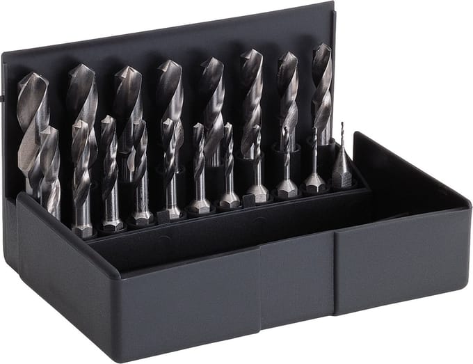 Volkel tapbit set 1,0-10,0 mm 19-delig