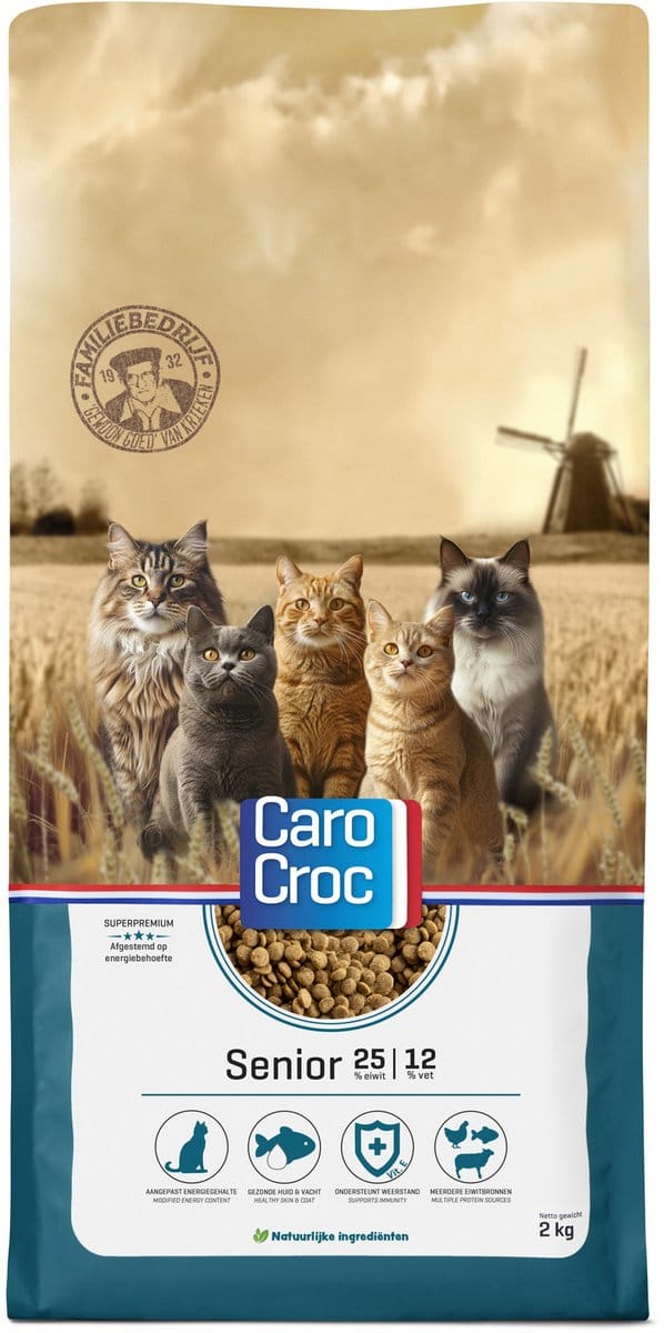 Carocroc Senior - Lam/Rijst - Kattenvoer - 2 kg
