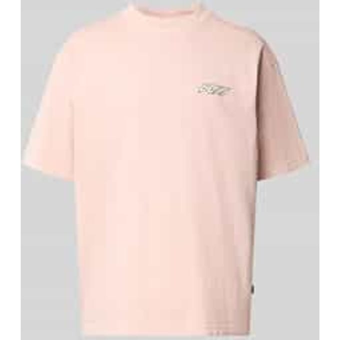regular fit T-shirt van puur katoen model 'SURFWASH'