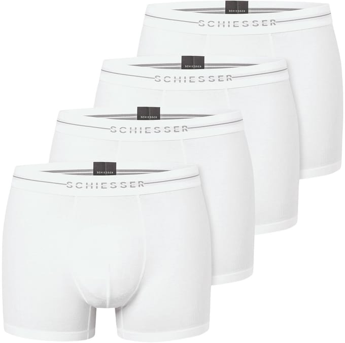 Schiesser Heren retro short / pant 4 pack Cotton Flex