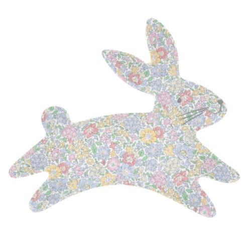 Meri meri x liberty pasen herbruikbaar bord - bunny