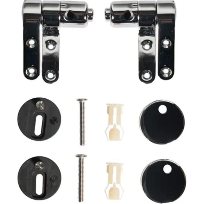 Aquazuro Bevestigingskit Voor Wc-bril - Softclose - Quick Release - Verstelbaar - Zink