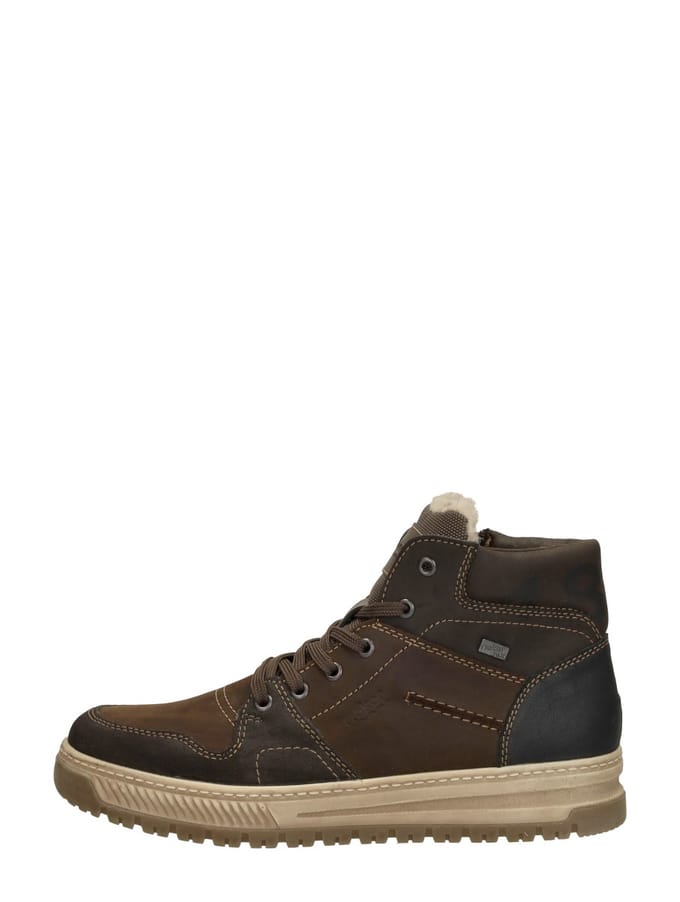 Rieker Veterboots bruin Leer - Maat 40